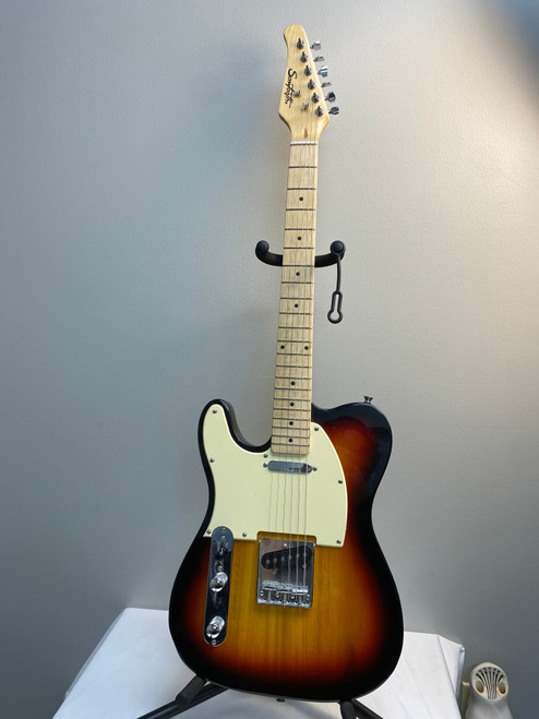 Vist Large View of Product Image Which is Used Sawtooth LH TELECASTER T Type Electric Guitar Sunburst 6-String
