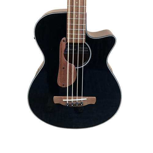 Vist Large View of Product Image Which is Used Ibanez AEB20E Bass Guitar Black 4-String