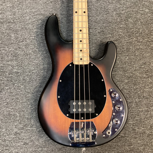 Vist Large View of Product Image Which is Used Sterling by Ernie Ball STING RAY 4 Bass Guitar Sunburst 4-String