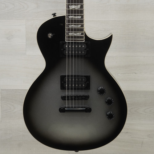 Vist Large View of Product Image Which is Used Ltd EC-256 Electric Guitar Silver Sunburst Teardrop