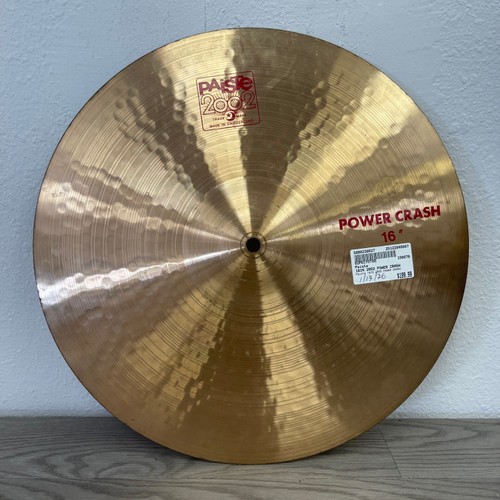 Vist Large View of Product Image Which is Used - Paiste 16IN 2002 POWER CRASH - Crash Cymbal 16"