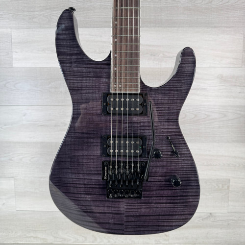 Vist Large View of Product Image Which is Used ESP LTD M-200FM Electric Guitar - See Thru Black