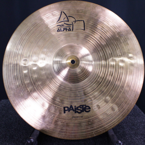 Vist Large View of Product Image Which is Used Paiste 18 APLHA CRASH Crash Cymbal 18"