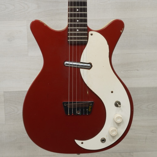 Vist Large View of Product Image Which is Used Danelectro DC-1 Vintage Double Cutaway Electric Guitar @ Neck