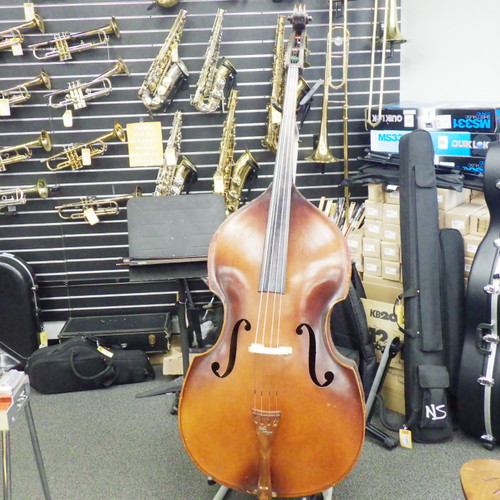 Vist Large View of Product Image Which is Used Kay 1952 C-1 3/4 UPRIGHT BASS 3/4 Size Orchestral Instrument 3/4 Size
