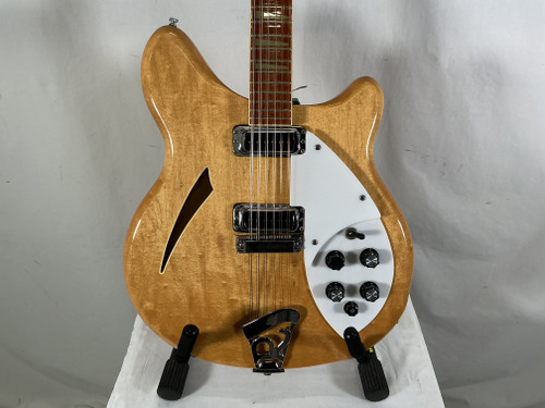 Vist Large View of Product Image Which is Used Rickenbacker 360-12 JULY 1983 W/ORIG HDSHL Vintage Semi-Hollow Electric Guitar Natural 12-String