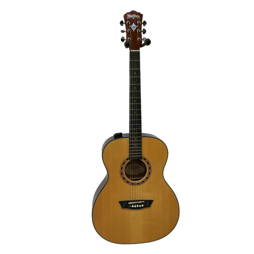 Vist Large View of Product Image Which is Used Washburn AF5K-A-U Laminate Top Acoustic Guitar Natural