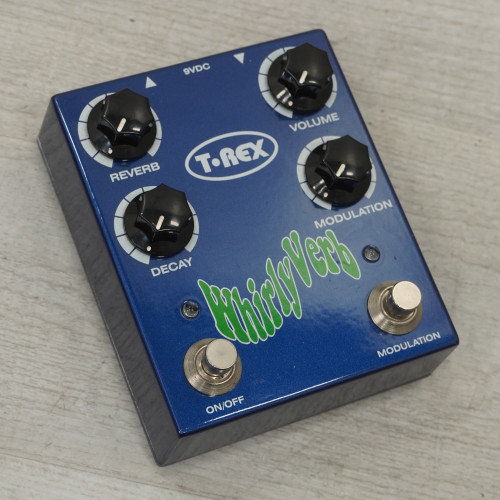 Vist Large View of Product Image Which is Used T-rex Engineering Whirly Verb Reverb Pedal