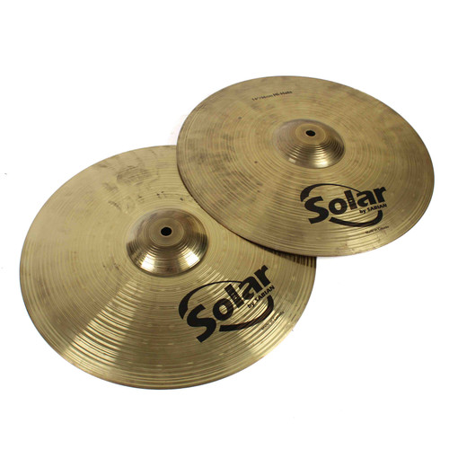Vist Large View of Product Image Which is Used Sabian SOLAR HI HAT 14 Hi Hat Cymbals 14"