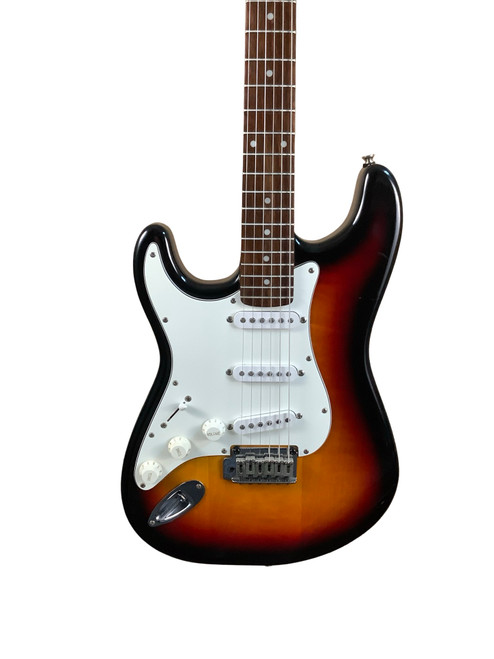 Vist Large View of Product Image Which is Used Squier STANDARD STRATOCASTER LEFTY Electric Guitar Sunburst 6-String