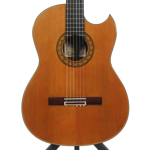 Vist Large View of Product Image Which is Used Dauphin MODEL 300 Vintage Solid Top Acoustic Guitar Natural