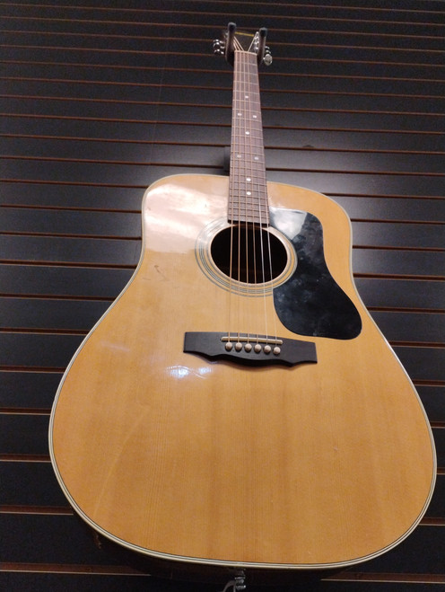 Vist Large View of Product Image Which is Used Crestwood 2067 ACOUSTIC GUITAR Vintage Solid Top Acoustic Guitar Natural