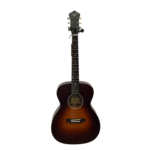 Vist Large View of Product Image Which is Used Recording King ROS-11-FE3-TBR Solid Top Acoustic Guitar Tobacco Sunburst