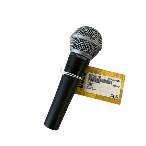 Vist Large View of Product Image Which is Used Shure SM58 Dynamic Microphone