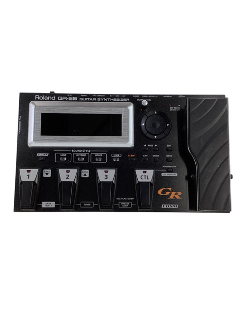 Vist Large View of Product Image Which is Used Roland GR-55 Guitar Synethesizer + GK-3 Pickup w/AC + CABLES