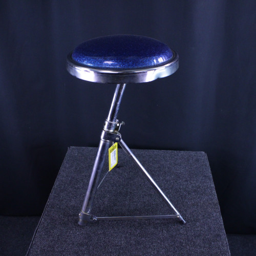Vist Large View of Product Image Which is Used DRUM THRONE 60S MIJ COPY BLUE SPARKLE Vintage Drum Throne