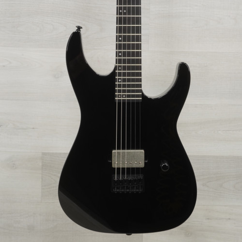 Vist Large View of Product Image Which is Used Ltd M-201B Electric Guitar Black Baritone