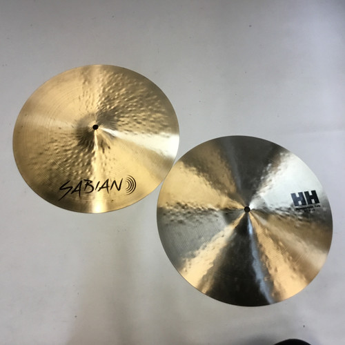 Vist Large View of Product Image Which is Used Sabian 15IN HH HAMMERTONE HI HATS Hi Hat Cymbals 15"