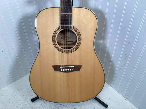 Vist Large View of Product Image Which is Used Washburn HARVEST WD7S-A Laminate Top Acoustic Guitar Natural