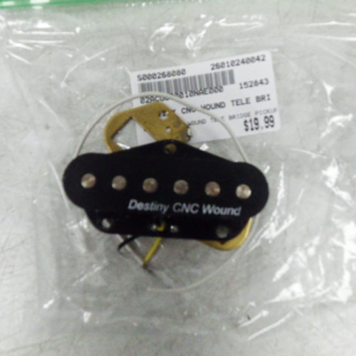Vist Large View of Product Image Which is Used Destiny Cnc Wound Tele Bridge Pickup  