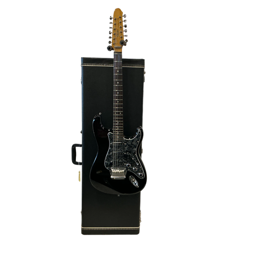 Vist Large View of Product Image Which is Used Fender STRATOCASTER XII WHSC S Type Electric Guitar Black 6-String