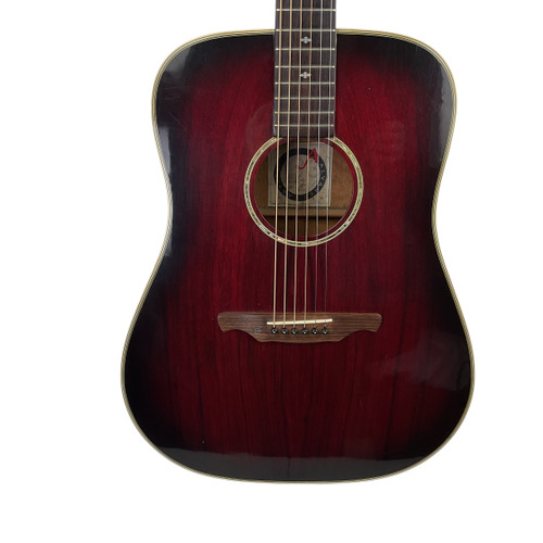 Vist Large View of Product Image Which is Used Alvarez 5043 Laminate Top Acoustic Guitar Red