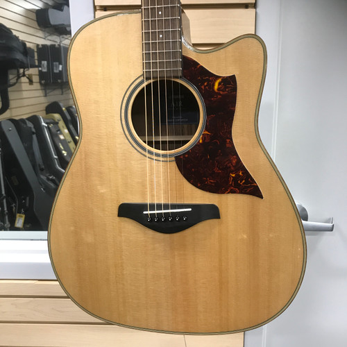 Vist Large View of Product Image Which is Used Yamaha A1R Laminate Top Acoustic Guitar Natural