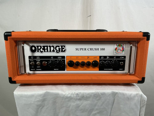 Vist Large View of Product Image Which is Used Orange SUPER CRUSH PRO 100 Solid State Guitar Head