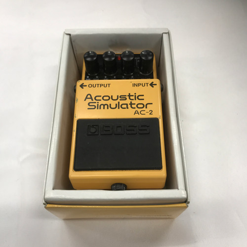Vist Large View of Product Image Which is Used Boss ACOUSTIC SIMULATOR AC-2 Accoustic PreAmp Pedal