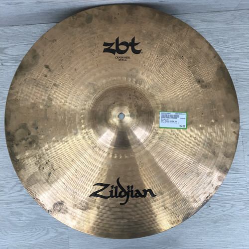 Vist Large View of Product Image Which is Used Zildjian ZBT CRASH RIDE 20 Ride Cymbal 20"