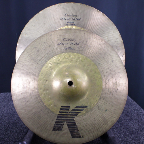 Vist Large View of Product Image Which is Used Zildjian 13-1/4 K CUSTOM HYBRID HI HATS Hi Hat Cymbals Other