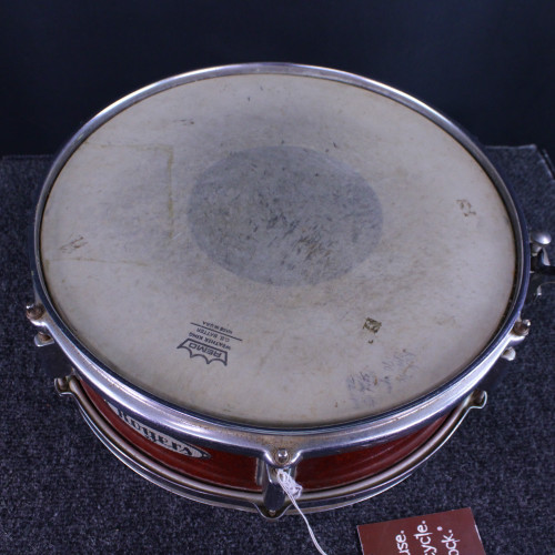 Vist Large View of Product Image Which is Used Rogers BANNER MODEL SNARE 14X5 1960S Vintage Wood Snare Drum 14"