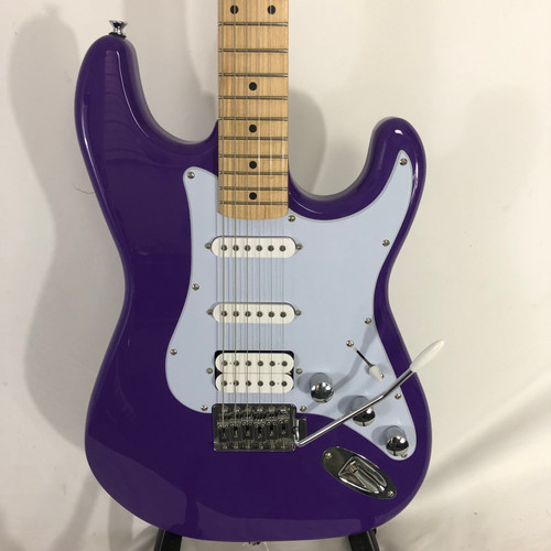 Vist Large View of Product Image Which is Used Kramer FOCUS VT211S S Type Electric Guitar Purple 6-String
