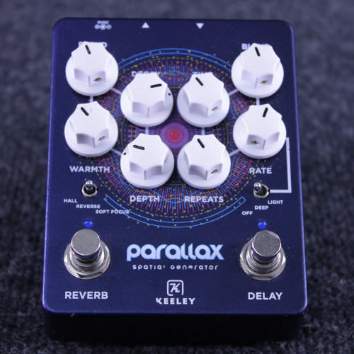 Vist Large View of Product Image Which is Used Keeley PARALLAX DELAY/REVERB PEDAL Delay Pedal