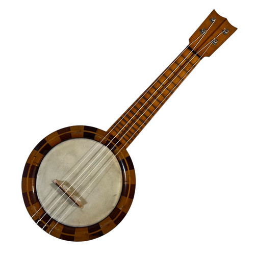 Vist Large View of Product Image Which is Vintage Banjolele – 4-String Banjo Ukulele