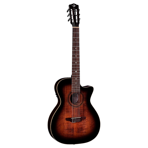 Vist Large View of Product Image Which is New - LUNA ART VINTAGE NYLON SOLID TOP ACOUSTIC ELECTRIC
