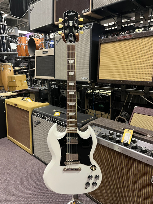Vist Large View of Product Image Which is Used Epiphone SG SG Type Electric Guitar White 6-String
