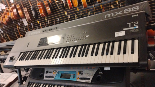 Vist Large View of Product Image Which is Used Korg T2 W CARDS Keyboard 76-key