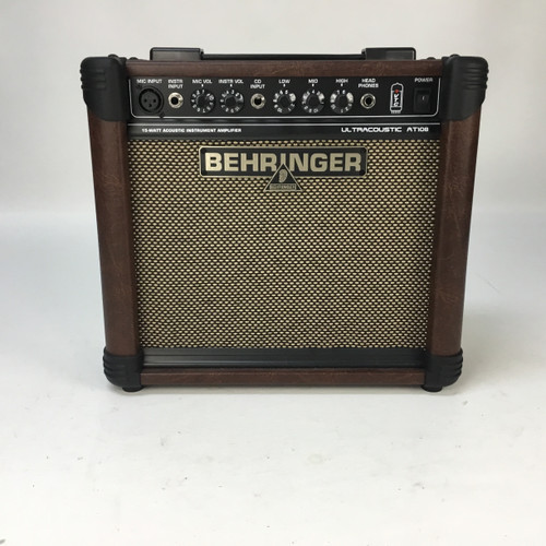 Vist Large View of Product Image Which is Used Behringer ULTRACOUSTIC AT108 1 x 8 Solid State Amplifier 1 x 8