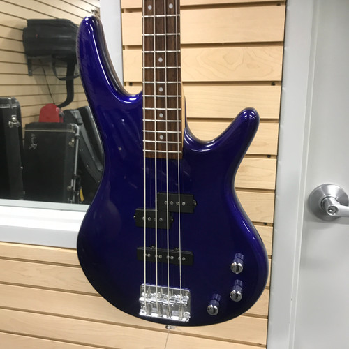 Vist Large View of Product Image Which is Used Ibanez GSR200 GIO BASS P Type Bass Guitar Blue 4-String