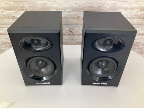 Vist Large View of Product Image Which is Used M-Audio BX5 GRAPHITE PAIR Powered Studio Monitors