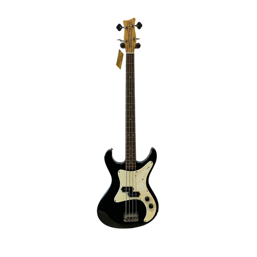 Vist Large View of Product Image Which is Used Danelectro DANOBLASTER BASS Bass Guitar Black 4-String