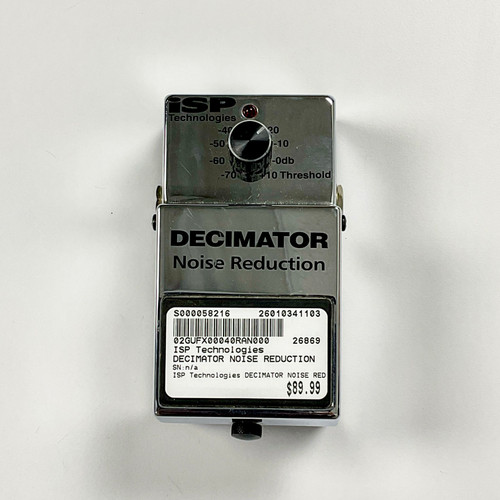Vist Large View of Product Image Which is Used ISP Technologies Decimator Noise Reduction Pedal