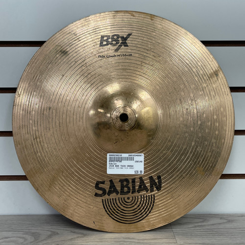 Vist Large View of Product Image Which is Used - Sabian 14IN B8X THIN CRASH - Crash Cymbal 14"