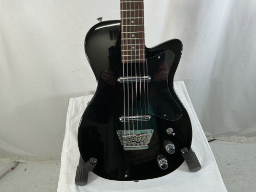 Vist Large View of Product Image Which is Used Silvertone 1303BK LP Type Electric Guitar Black 6-String