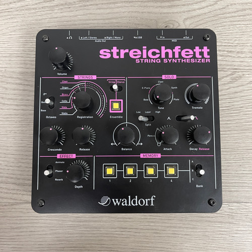 Vist Large View of Product Image Which is Used - Waldorf STREICHFETT STRING SYNTHESIZER W/AC - Compact Synthesizer 