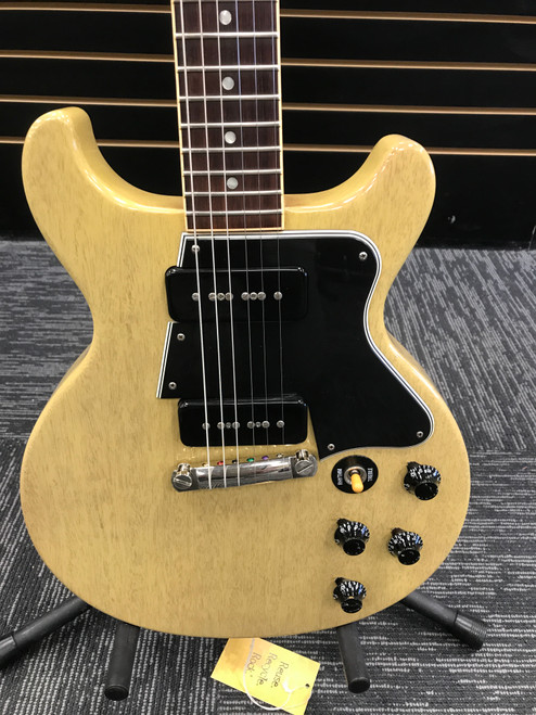 Vist Large View of Product Image Which is Used Gibson 2006 LES PAUL CUSTOM SHOP HISTORIC 1960 LP Type Electric Guitar Yellow 6-String