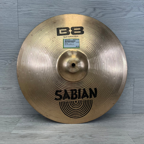 Vist Large View of Product Image Which is Used Sabian B8 ROCK CRASH 16 Crash Cymbal 16"