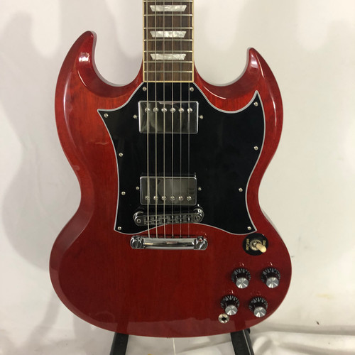 Vist Large View of Product Image Which is Used Gibson 2023 SG STANDARD Double Cut Electric Guitar Red 6-String