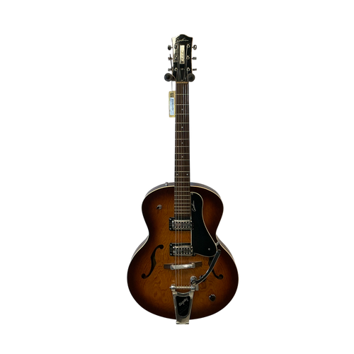 Vist Large View of Product Image Which is Used Godin 5TH AVE COGNAC BURST W/BIGSBY Semi-Hollow Electric Guitar Wood 6-String